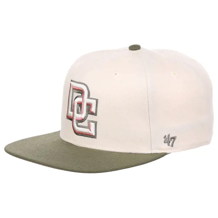 Washington Nationals MLB En fleur Casquette ajustée ivoire/olive/mauve