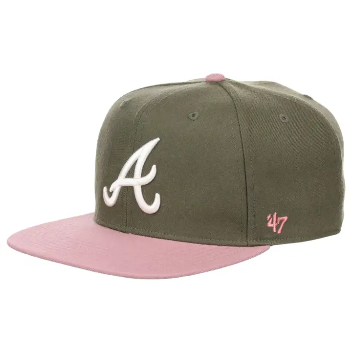 Casquette Atlanta Braves MLB In Bloom Captain olv/mauve/ivo