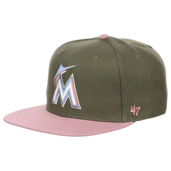 Miami Marlins MLB In Bloom Captain olv/mauve/ivo