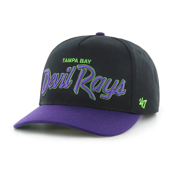 Casquette à sangle MLB Crosstown Hitch Tampa Bay Rays noir/violet/vert