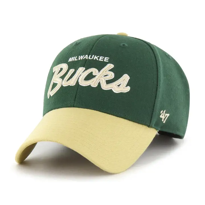 CASQUETTE MVP CROSSTOWN DES MILWAUKEE BUCKS DE LA NBA PAR '47 dkgrn
