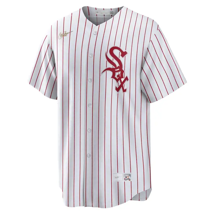 Maillot Réplique Chicago White Sox MLB Nike Coop Vierge b/r