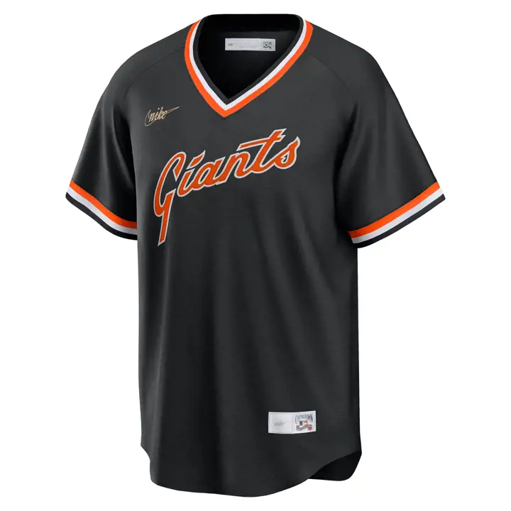San Francisco Giants MLB Nike Coop Réplique vierge Maillot noir