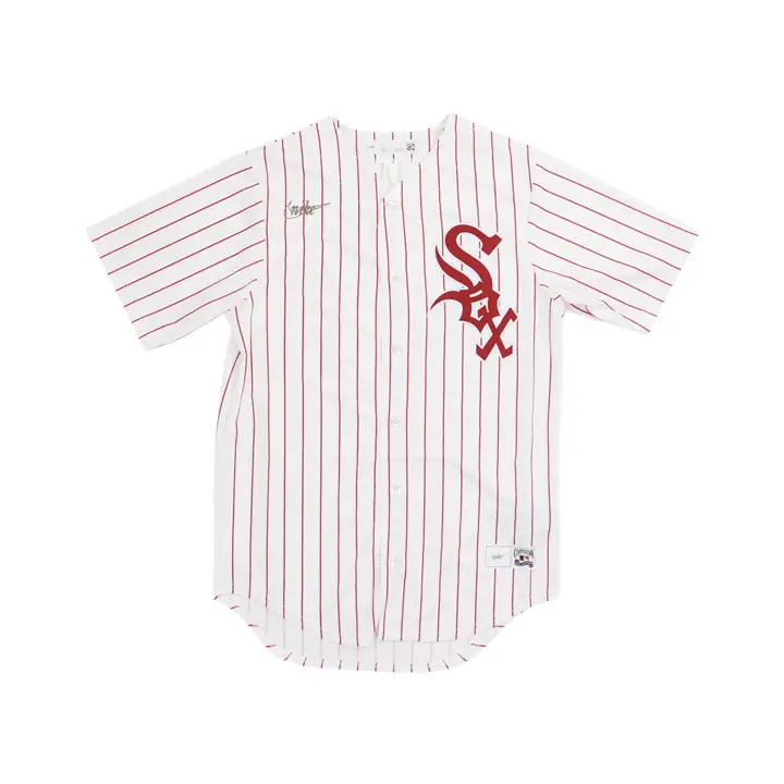 Maillot Réplique Chicago White Sox MLB Nike Coop Vierge b_lanc/marin