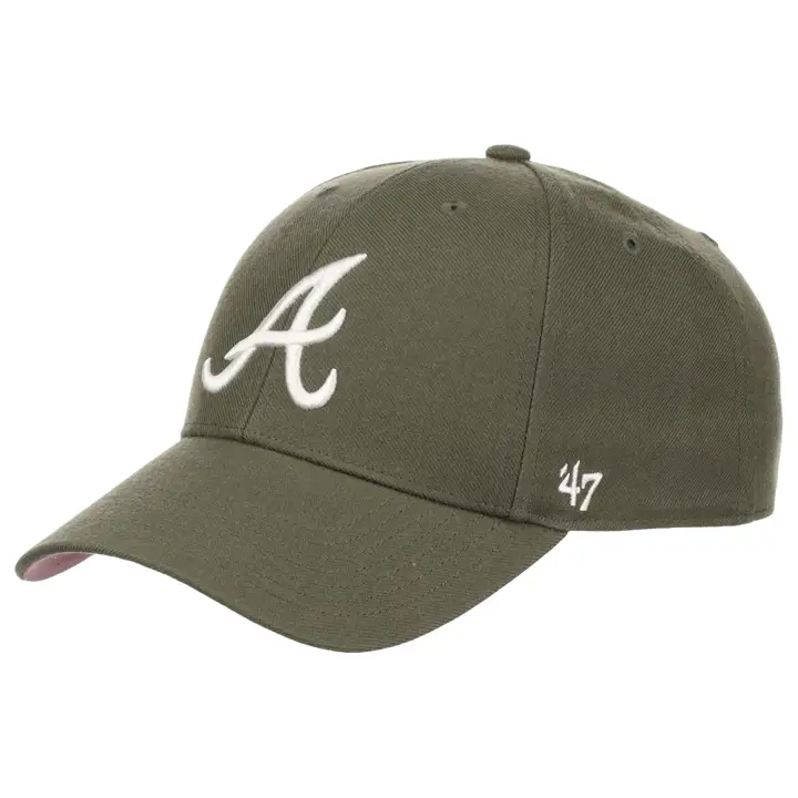 ATLANTA BRAVES MLB In Bloom Side Patch MVP  mousse/mauve