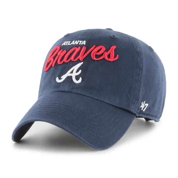 ATLANTA BRAVES MLB Casquette femme Phoebe Clean Up marine