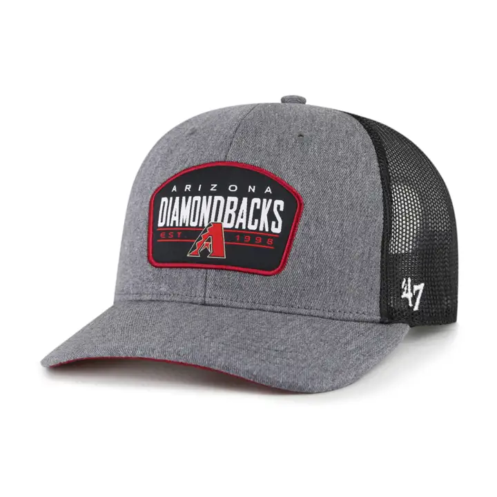 Casquette camionneur ARIZONA DIAMONDBACKS MLB en ardoise anthracite