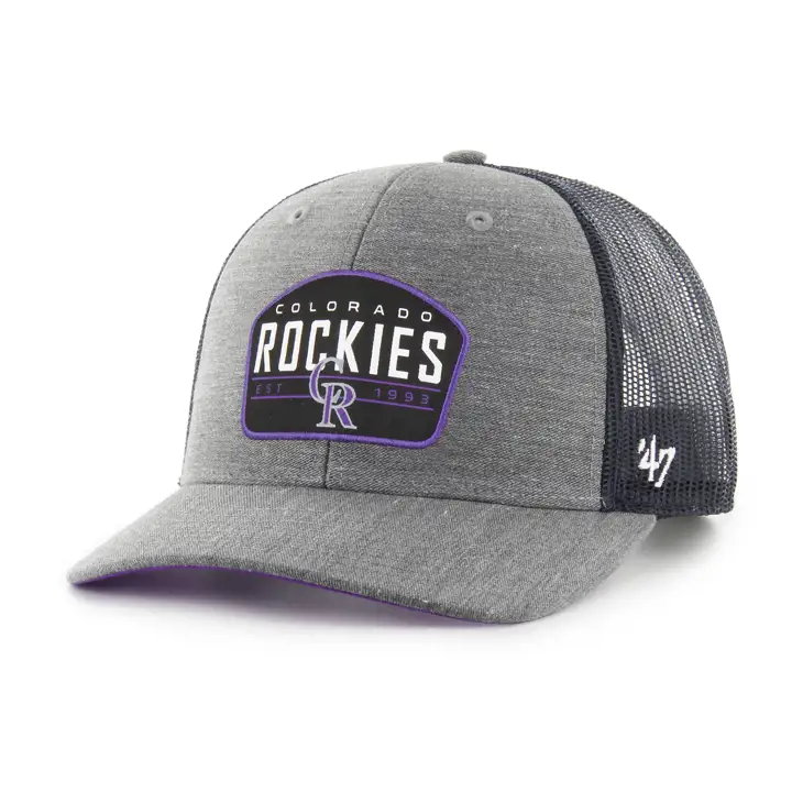 COLORADO ROCKIES MLB Casquette Trucker charbon