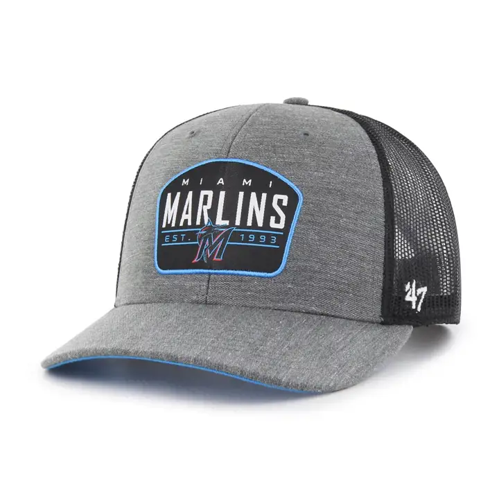 Casquette Trucker Charbon MIAMI MARLINS MLB