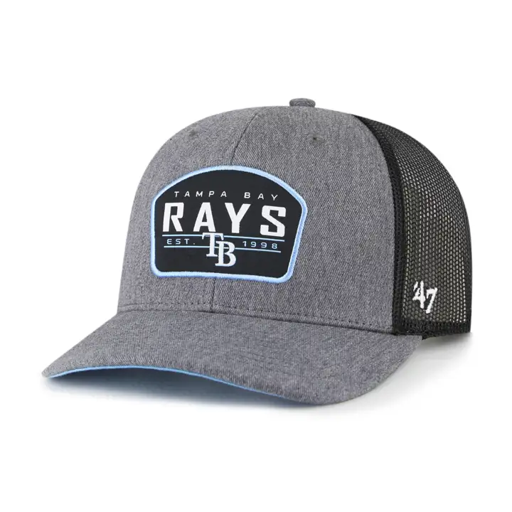 TAMPA BAY RAYS MLB Casquette filet Trucker gris anthracite