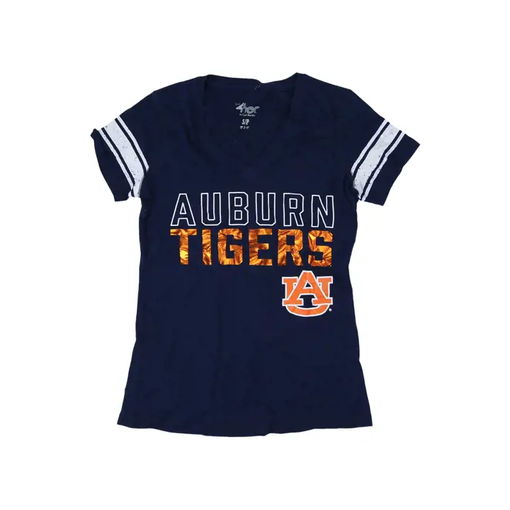 T-shirt Auburn Tigers NCAA Women's First Pick 22 marine