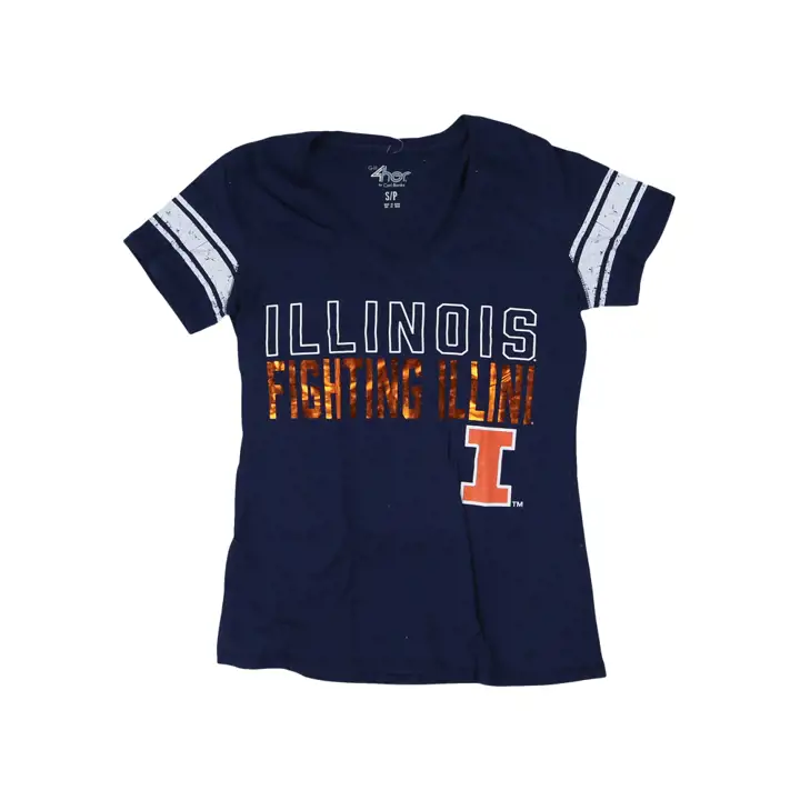 T-shirt NCAA femme Illinois Fighting Illini premier choix 22