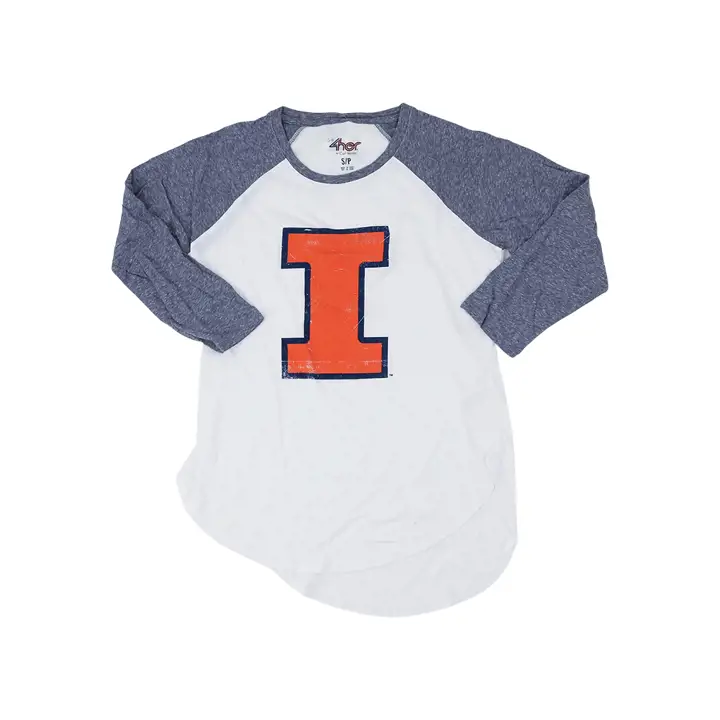 T-shirt raglan « All Star » Femme NCA Illinois Fighting Illini 22