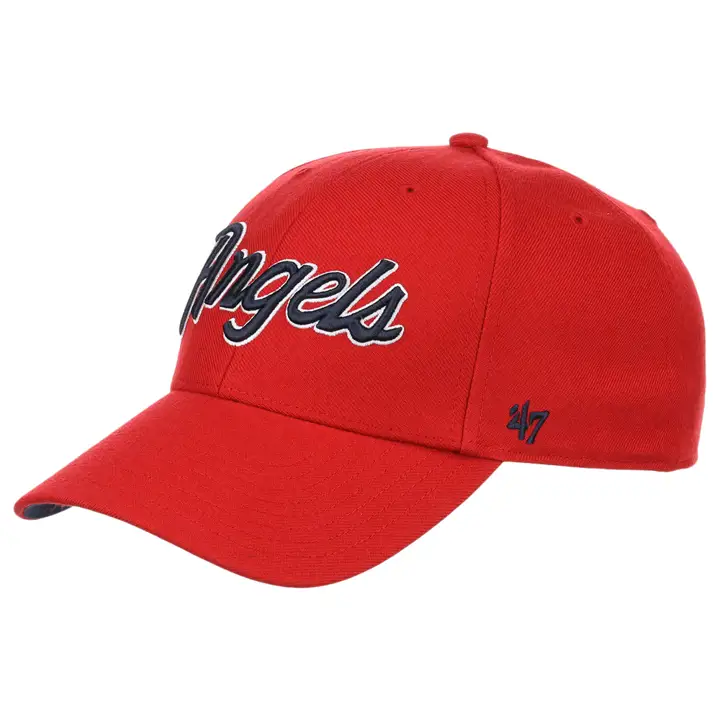 LOS ANGELES ANGELS MLB Side Script MVP rouge