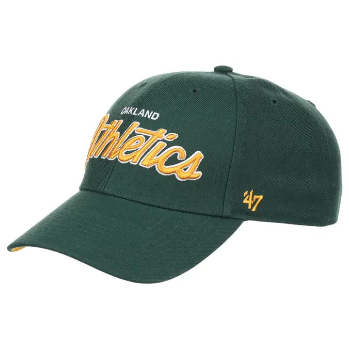 OAKLAND ATHLETICS MLB Side Script MVP vert foncé