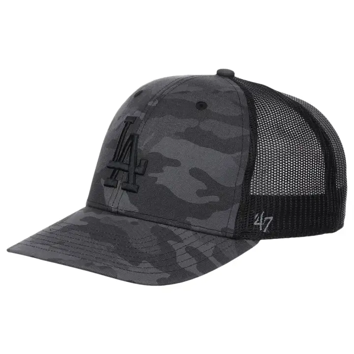 Casquette réglable MLB Trucker Camo Tonal Los Angeles Dodgers anthracite