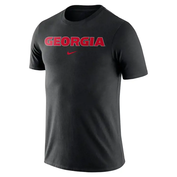 T-shirt essentiel « Wordmark » des Bulldogs de la Géorgie de la NCAA, noir