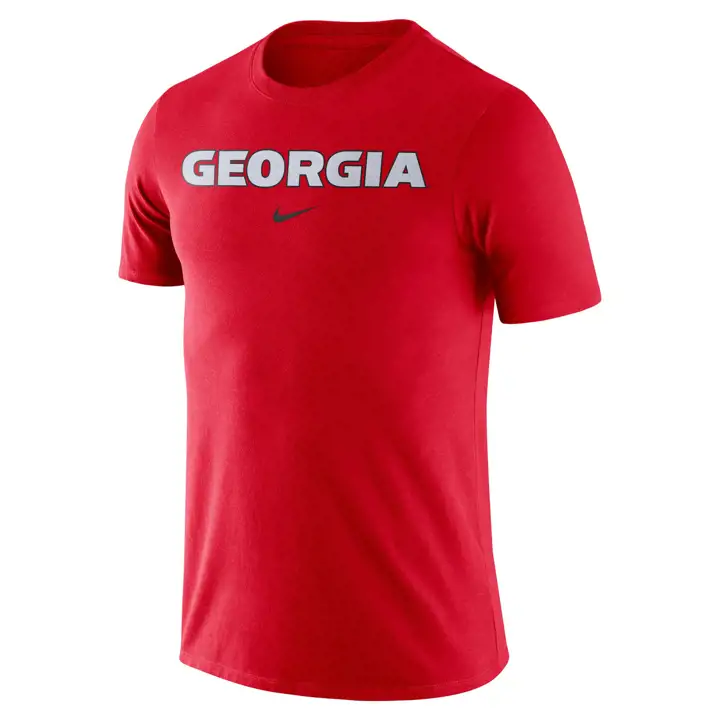 T-shirt Rouge Georgia Bulldogs NCAA Essential Wordmark