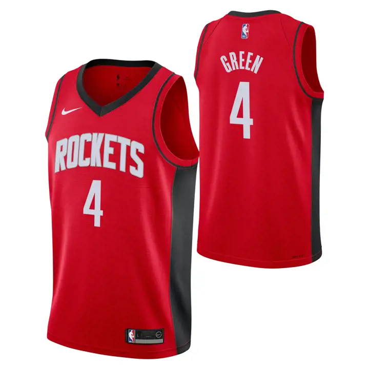 Maillot Swingman Youth Icon NBA ROCKETS Jalen Green rouge