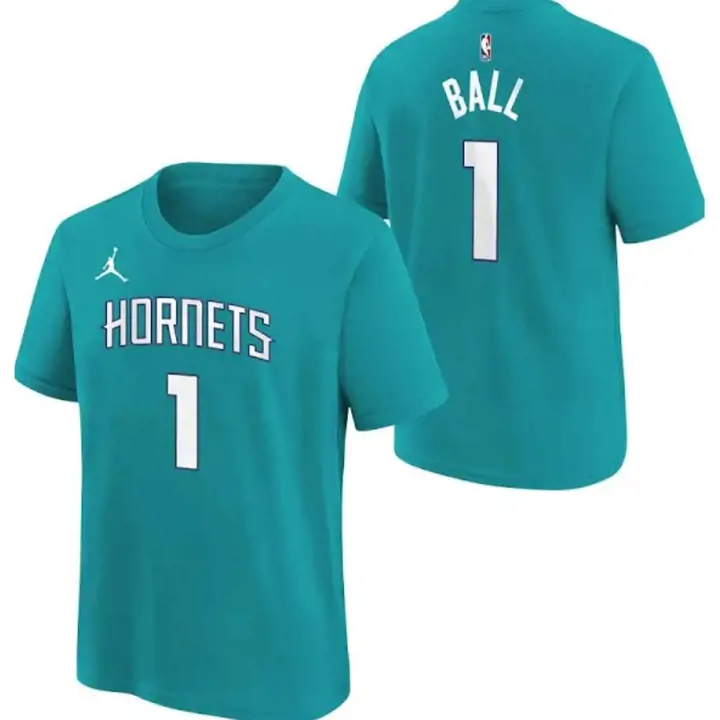 C HORNETS NBA Youth Icon N&N T-Shirt LaMelo Ball teal