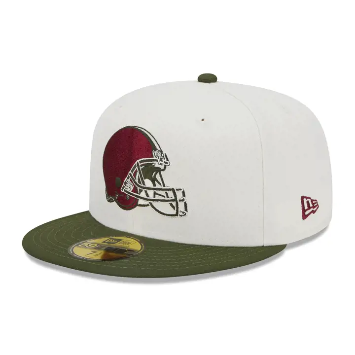 Casquette Cleveland Browns NFL Olive Branch 59FIFTY IVO/OLV