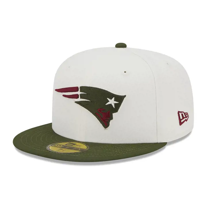 New England Patriots NFL Olive Branch 59FIFTY IVO/OLV