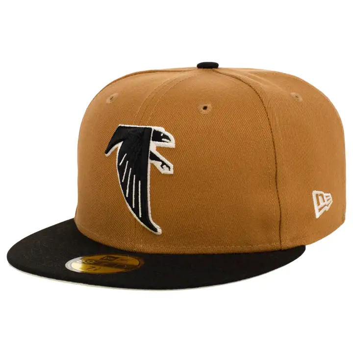 Atlanta Falcons NFL Black and Tan 59FIFTY CAMEL/BLK