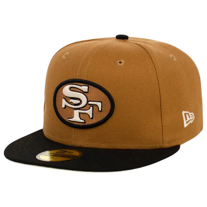 San Francisco 49ers NFL Noir et Beige 59FIFTY CAMEL/BLK