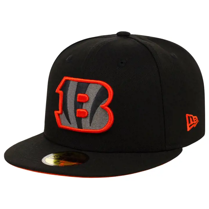 Casquette 59FIFTY NFL After Dark des Cincinnati Bengals - Noire