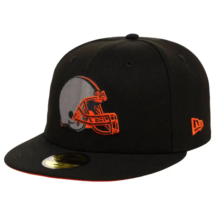Casquette 59FIFTY NFL After Dark des Cleveland Browns Noire