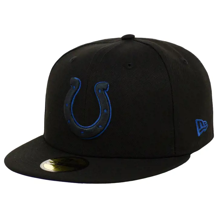 Casquette 59FIFTY NFL After Dark des Indianapolis Colts noire
