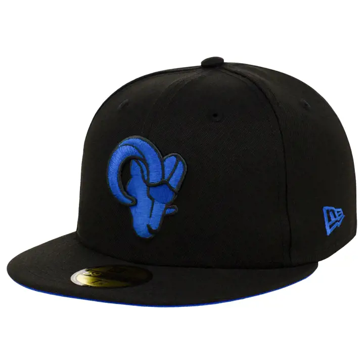 Los Angeles Rams NFL After Dark 59FIFTY BLK