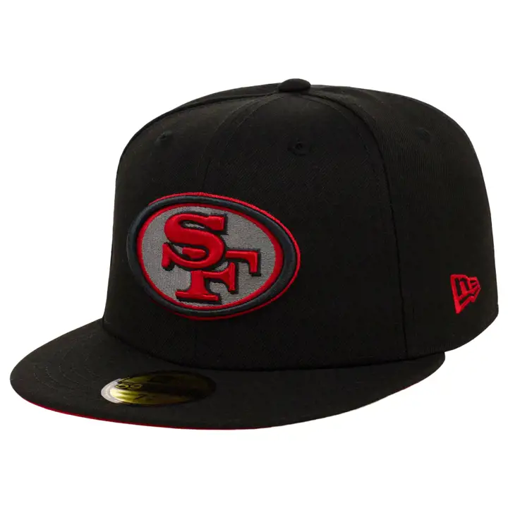 San Francisco 49ers NFL After Dark 59FIFTY BLK
