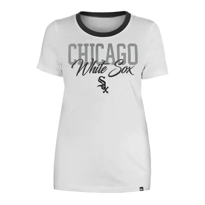 T-shirt Femme Col Rond MLB Chicago White Sox 23 blanc