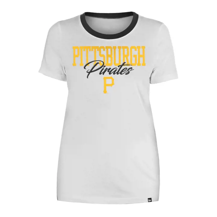 T-shirt ras du cou Pittsburgh Pirates MLB pour femme 23 blanc