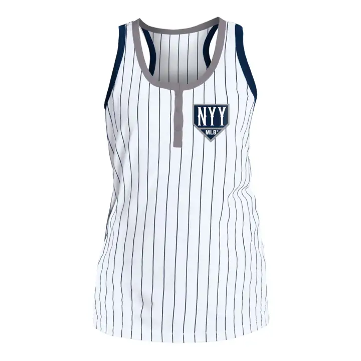 Débardeur rayé New York Yankees MLB pour femme 23 blanc