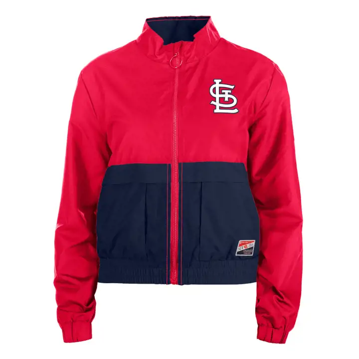 Coupe-vent de baseball MLB St. Louis Cardinals pour femme, rouge 23