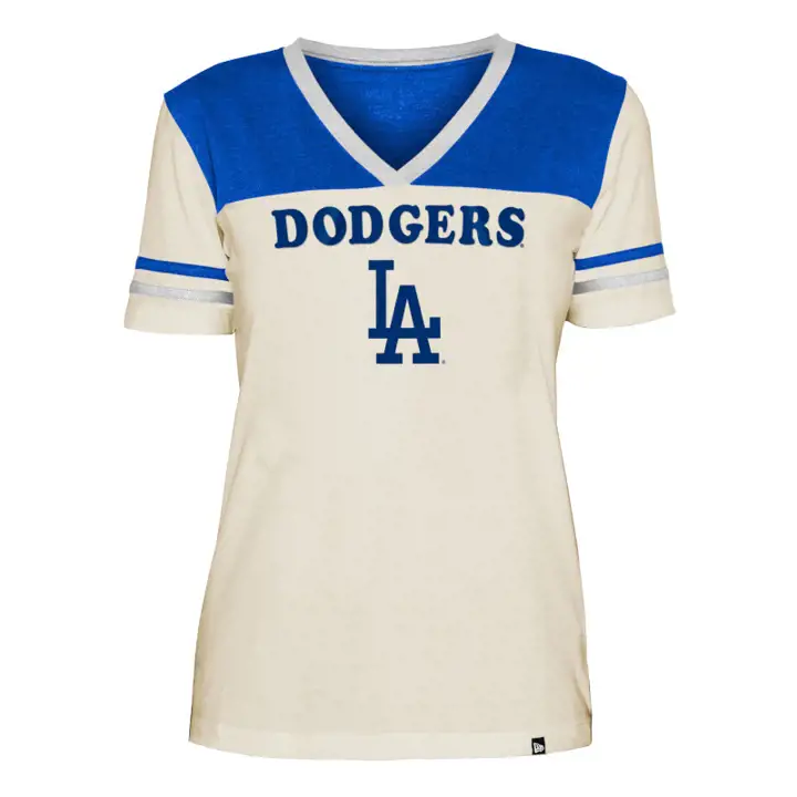 T-shirt Femme Los Angeles Dodgers MLB Triblend 23 blanc