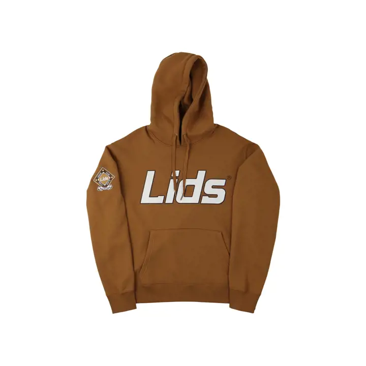 LIDS Wordmark Patch Hoodie BRN
