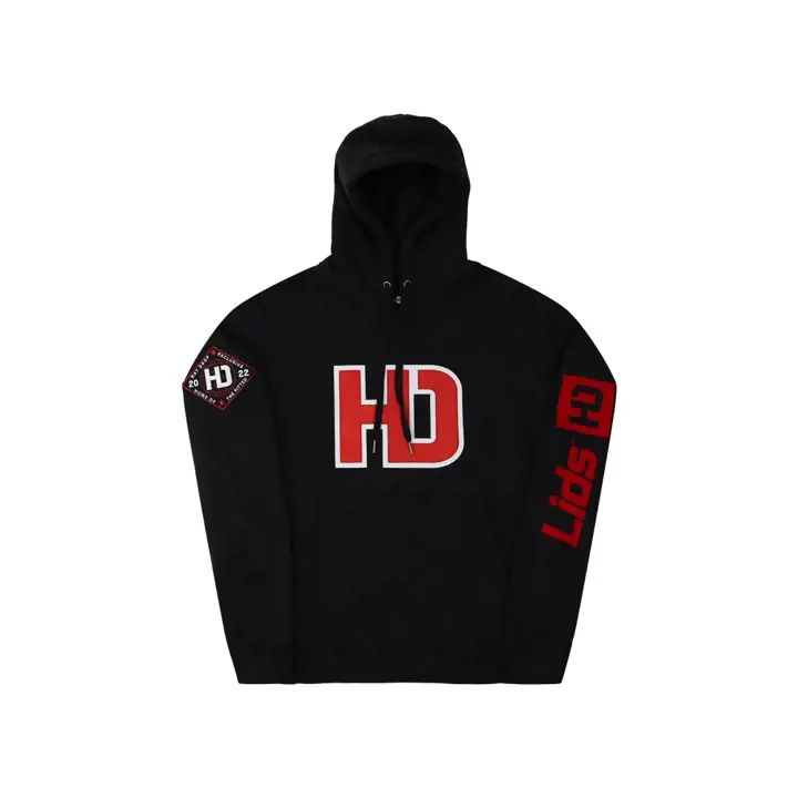 LIDS HD Premium Hoodie BLK/RED