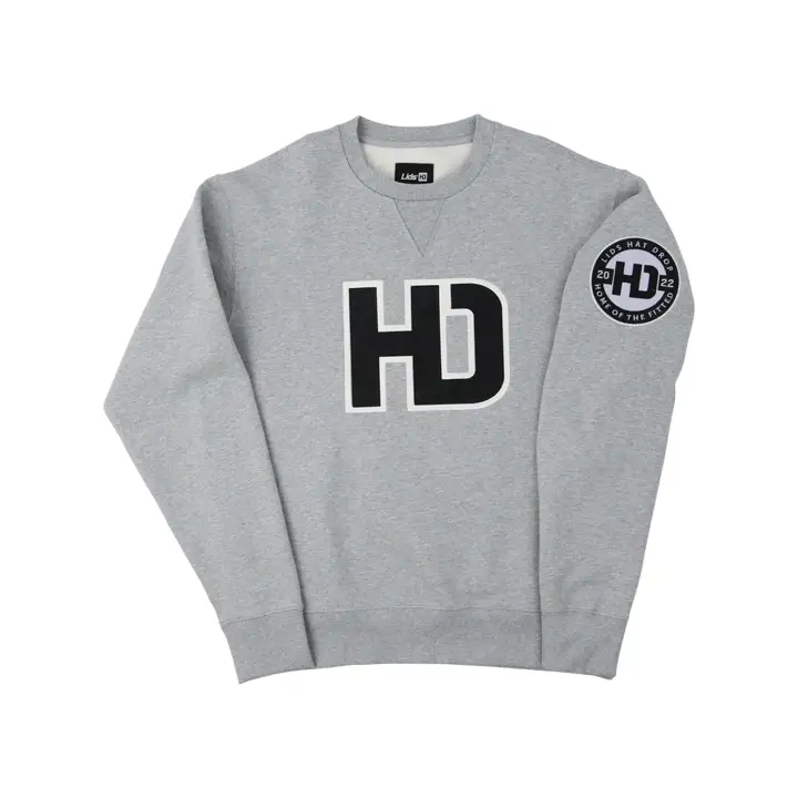 LIDS HD Premium Fleece Crew GRY