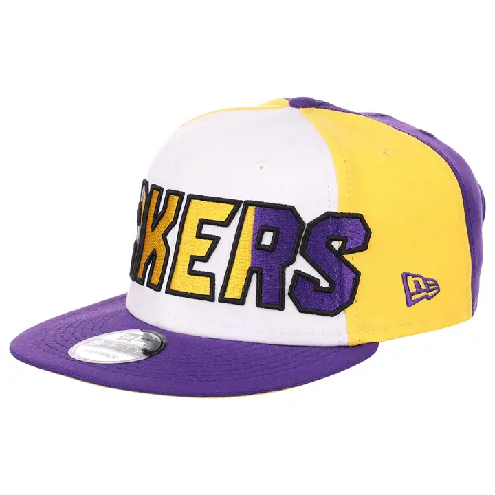 Casquette 9FIFTY Los Angeles Lakers NBA Back Half 2022 BLANC/VIOLET/JAUNE