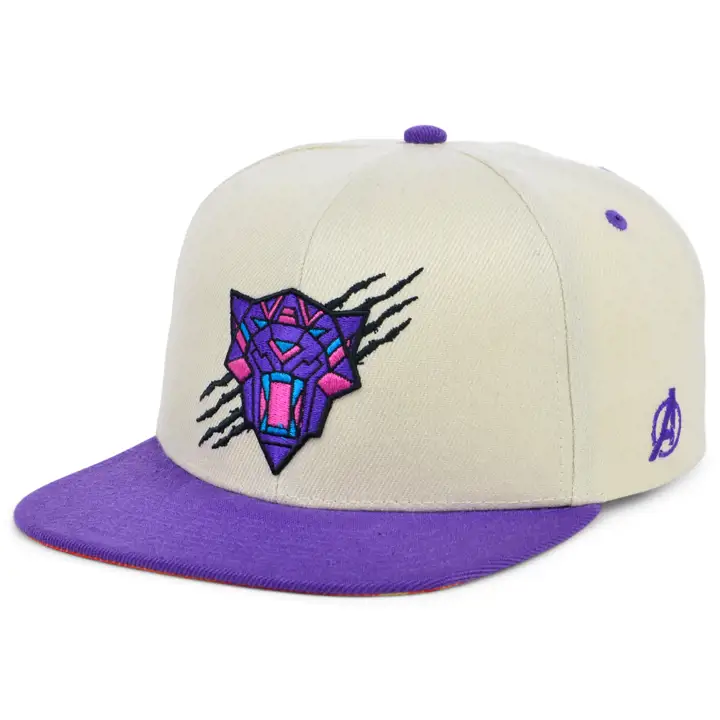 Casquette snapback Black Panther Marvel ivoire/violet