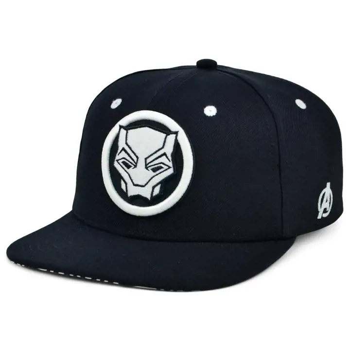 Casquette snapback Black Panther Yth GitD Marvel noir/blanc