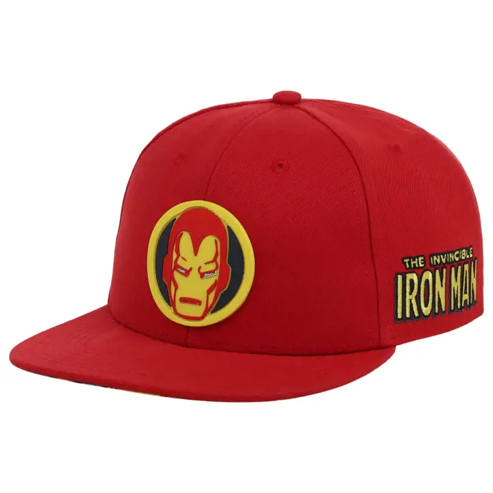 Casquette Ironman Yth Comic UV Snapback rouge