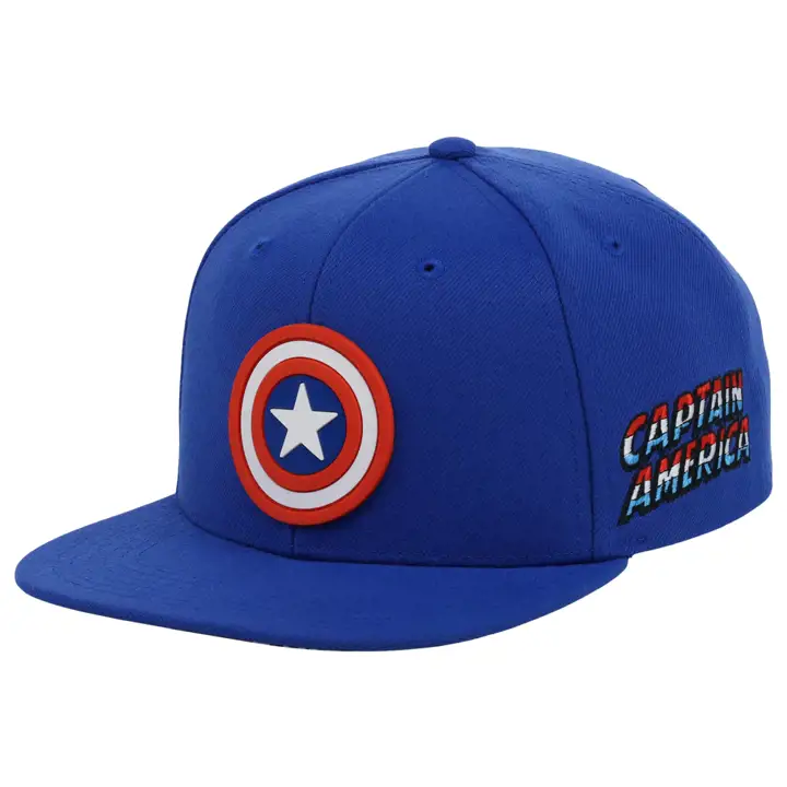 Captain America Yth Comic UV Snapback rbl