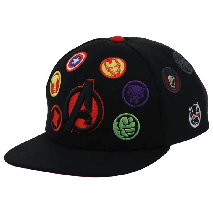 Avengers Yth All Over Snapback blk/red