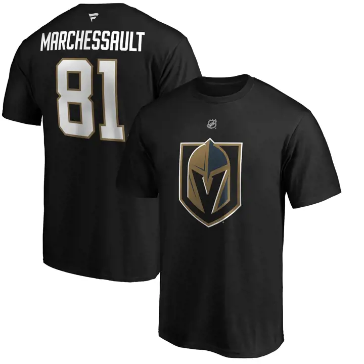 T-shirt authentique Golden Knights NHL Stack N&N Jonathan Marc