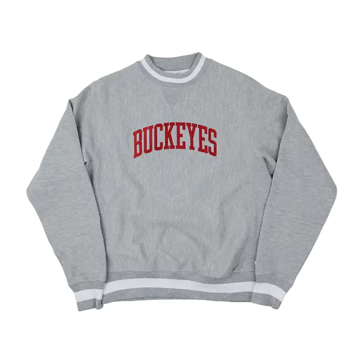 Ohio State Buckeyes NCAA Vintage Wash Reverse Weave gris clair