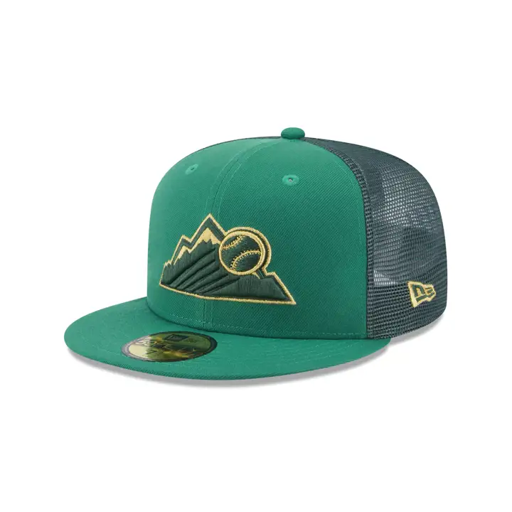 Colorado Rockies 2023 MLB ST. PATRICK'S DAY 59FIFTY kgrn